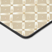 Diamond Grid Pattern Schreibtischunterlage (Ecke)