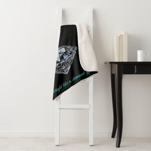 Diamond Gymnast Shine Bright Sherpa Blanket Sherpadecke (Beispiel)