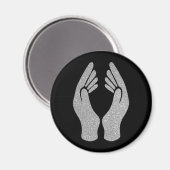 Diamond Hands Magnet (Vorderseite/Rückseite)