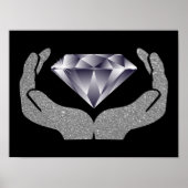 Diamond Hands Poster (Vorne)