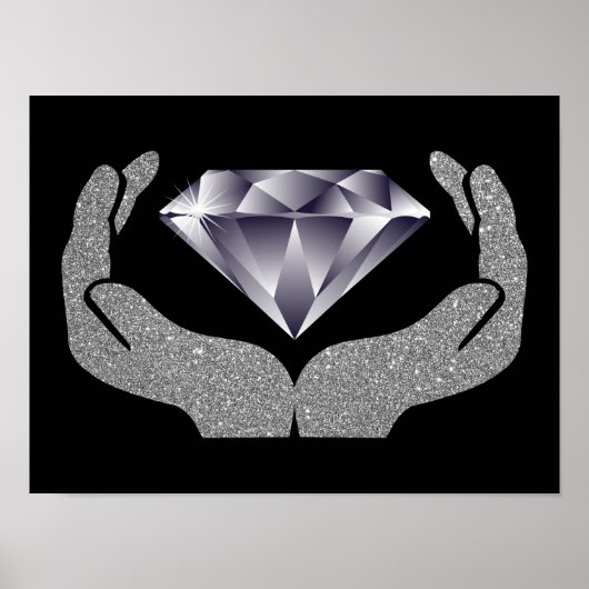 Diamond Hands Poster (Vorne)