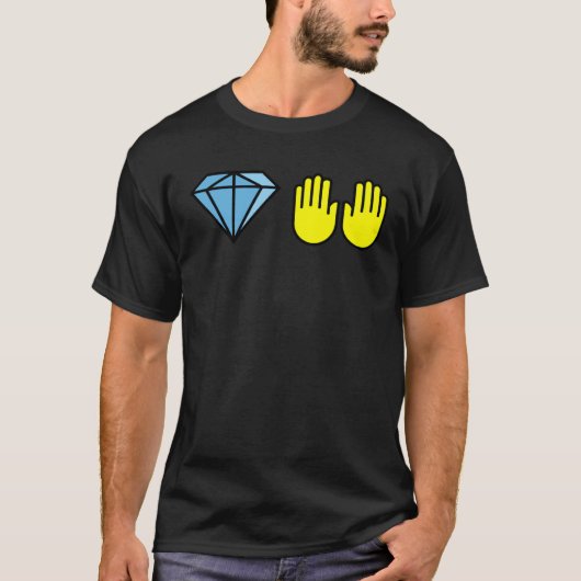 Diamond Hands To The Moon Stonks T-Shirt (Vorderseite)