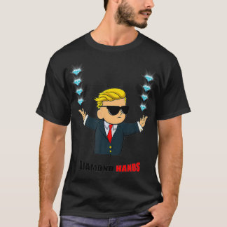 Diamond Hands Wall Street setzt Mascot Magic T-Shirt