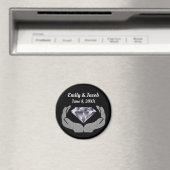 Diamond Hands Wedding Magnet (In Situ (Geschirrspüler))