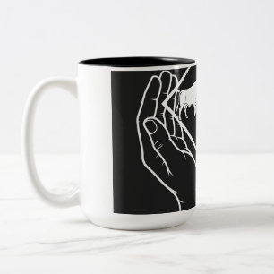 Diamond Hands – Zweifarbiger Becher Zweifarbige Tasse