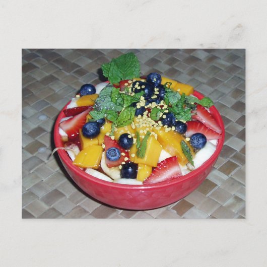 Diamond Head Cove Health Bar - Acai Bowl Postkarte (Vorderseite)