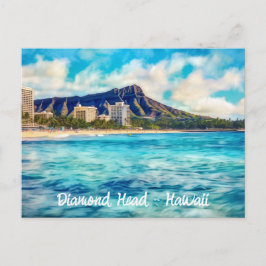 Diamond Head Honolulu Hawaii Postcard Postkarte