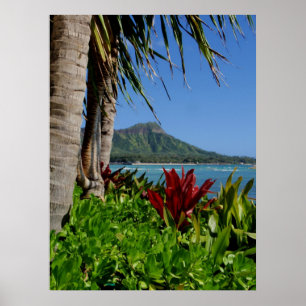 Diamond Head, Honolulu, Hawaii Poster