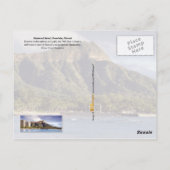 Diamond Head, Honolulu, Hawaii Postkarte (Rückseite)