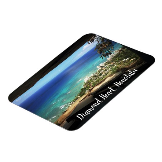 Diamond Head, Honolulu Magnet (Linke Seite)