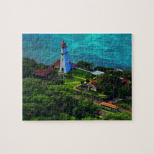 Diamond Head Lighthouse #1 Jigsaw Puzzle (Horizontal)