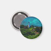 Diamond Head Lighthouse #1 Magnet (Vorderseite/Rückseite)