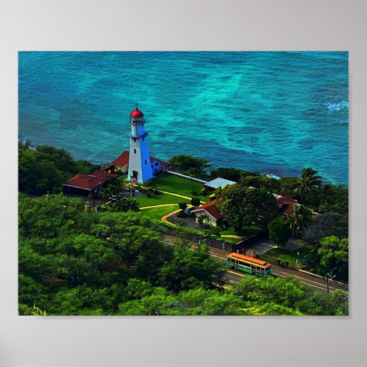 Diamond Head Lighthouse #1 Poster (Vorne)