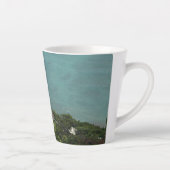 Diamond Head Lighthouse auf einer Latte-Tasse Milchtasse (Rechts)