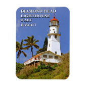 Diamond Head Lighthouse, Hawai'i Flexi Magnet (Vertikal)