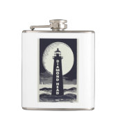 Diamond Head Lighthouse Hawaii Moon Flachmann (Vorderseite)