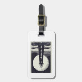 Diamond Head Lighthouse Hawaii Moon Gepäckanhänger (Vorderseite vertikal)