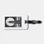 Diamond Head Lighthouse Hawaii Moon Gepäckanhänger (Rückseite horizontal)