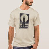 Diamond Head Lighthouse Hawaii Moon T-Shirt (Vorderseite)