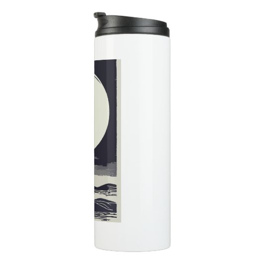 Diamond Head Lighthouse Hawaii Moon Thermosbecher (Nach rechts gedreht)