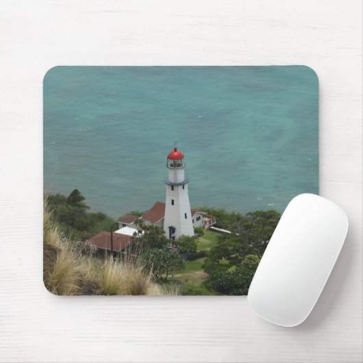 Diamond Head Lighthouse in Hawaii Mousepad (Mit Mouse)
