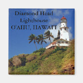 Diamond Head Lighthouse, O'ahu, Hawai'i Magnet (Vorne)
