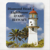 Diamond Head Lighthouse, O'ahu, Hawai'i Mousepad (Vorne)