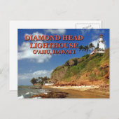 Diamond Head Lighthouse, O'ahu, Hawai'i Postcard Postkarte (Vorne/Hinten)