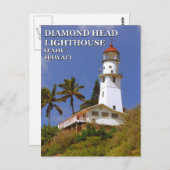 Diamond Head Lighthouse, O'ahu, Hawai'i Postcard Postkarte (Vorne/Hinten)