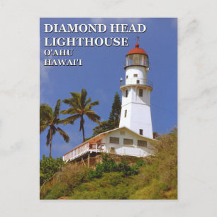 Diamond Head Lighthouse, O'ahu, Hawai'i Postcard Postkarte
