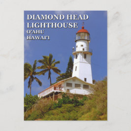 Diamond Head Lighthouse, O'ahu, Hawai'i Postcard Postkarte