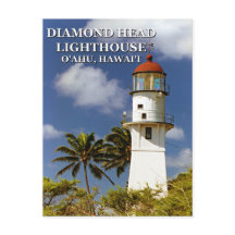 Diamond Head Lighthouse, O'ahu, Hawai'i Postcard