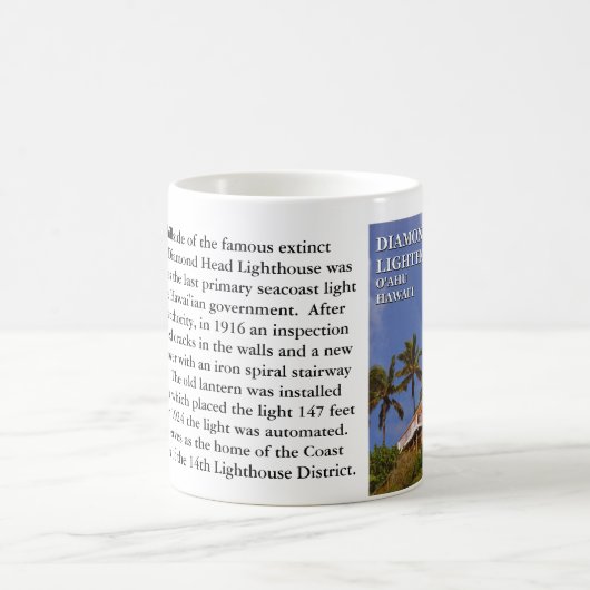 Diamond Head Lighthouse, O'ahu, Hawai'i Tasse (Mittel)