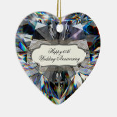 Diamond Heart 60. Hochzeitsszenarium Keramikornament (Rechts)