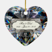 Diamond Heart 60. Hochzeitsszenarium Keramikornament (Hinten)