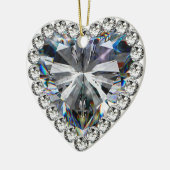 Diamond Heart 60. Hochzeitsszenarium Keramikornament (Links)