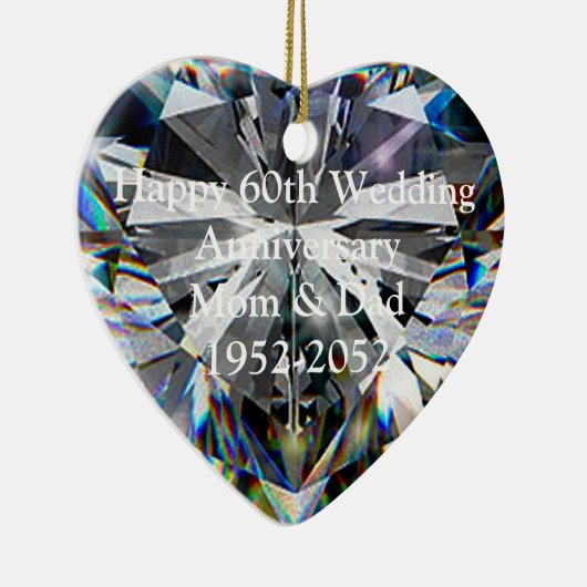 Diamond Heart 60. Hochzeitsszenarium Keramikornament (Rechts)