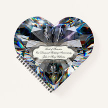 Diamond Heart 60. Wedding Anniversary Notebook