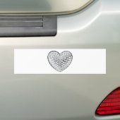 Diamond Heart Autoaufkleber (Auf Auto)
