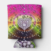 Diamond Heart Bling Can Cooler Dosenkühler (Rückseite)