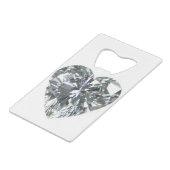 Diamond Heart Bottle Opener Geldbeutel Flaschenöffner (Rückseite Schrägansicht)