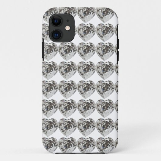 Diamond Heart Case-Mate iPhone Hülle (Rückseite)