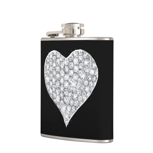 Diamond Heart Flask Flachmann (Links)