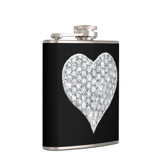 Diamond Heart Flask Flachmann (Rechts)