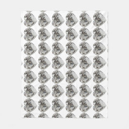 Diamond Heart Fleecedecke