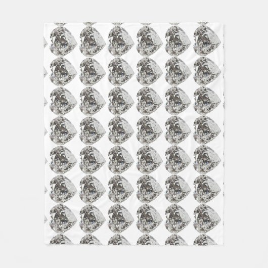 Diamond Heart Fleecedecke (Vorderseite)