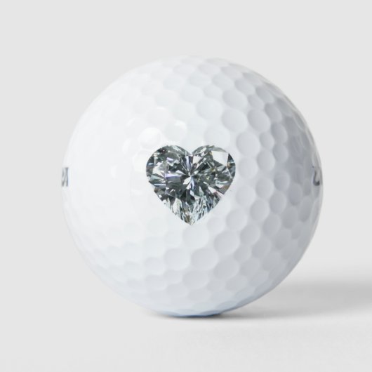 Diamond Heart Golf Ball (Vorderseite)