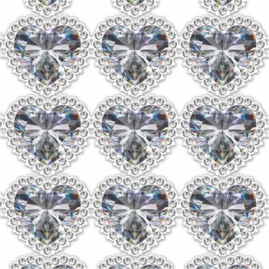 Diamond Heart Jubiläum Aufkleber (Vorderseite)