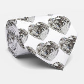 Diamond Heart Krawatte (Gerollt)