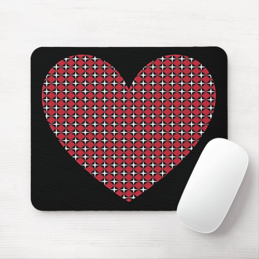 Diamond Heart Mousepad (Mit Mouse)
